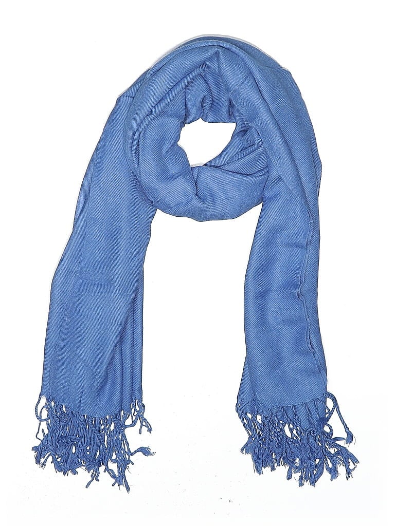 Pre-owned Unbranded Scarf In Blue