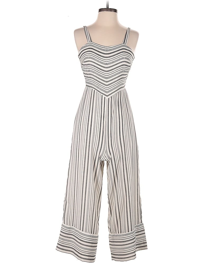 Pre-owned Japna Jumpsuit In White