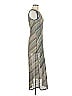 Donna Morgan 100% Polyester Graphic Gray Casual Dress Size 6 - photo 4