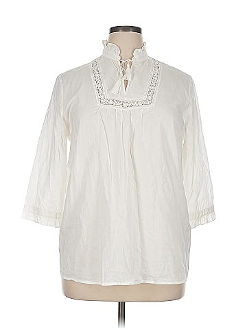 J. McLaughlin 3/4 Sleeve Blouse (view 1)