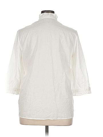 J. McLaughlin 3/4 Sleeve Blouse (view 2)
