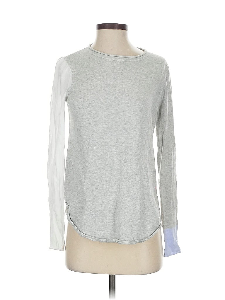 Pre-owned Lisa Todd Pullover Sweater In Silver