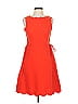 Few Moda 100% Polyester Solid Orange Red Cocktail Dress Size XS - photo 1