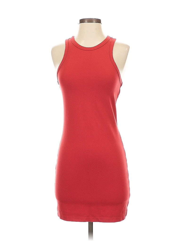 Sunday Best Solid Red Casual Dress Size S - photo 1