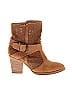 AQUATALIA Tan Brown Ankle Boots Size 6 - photo 1