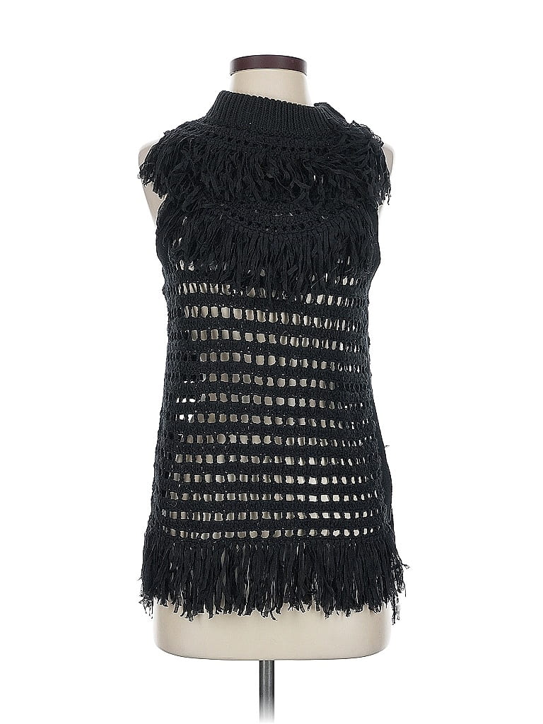 Pre-owned Assorted Brands Sleeveless Blouse In Black