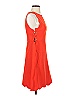Few Moda 100% Polyester Solid Orange Red Cocktail Dress Size XS - photo 4