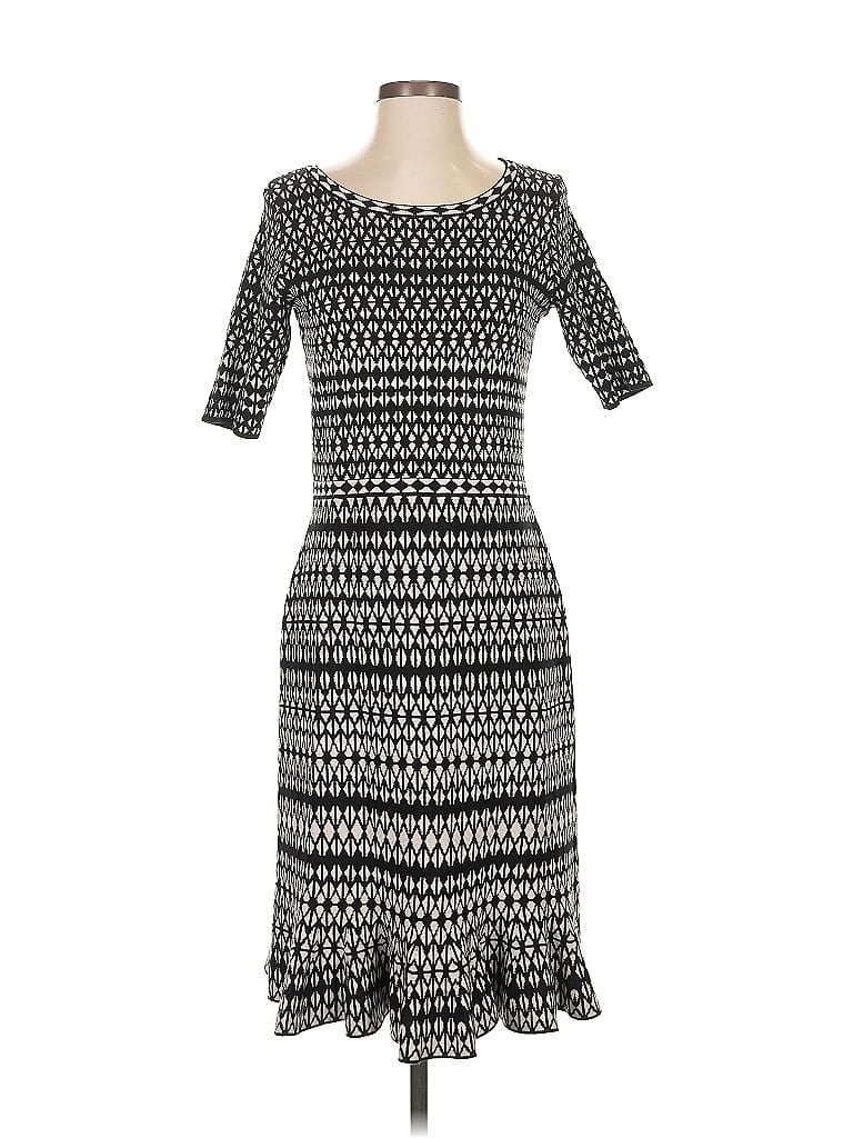 Pre-owned Dressbarn Casual Dress In Gray