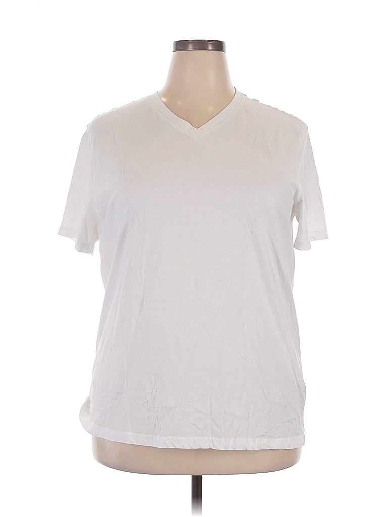 Sonoma Goods for Life Ivory White Short Sleeve T-Shirt Size XXL - photo 1