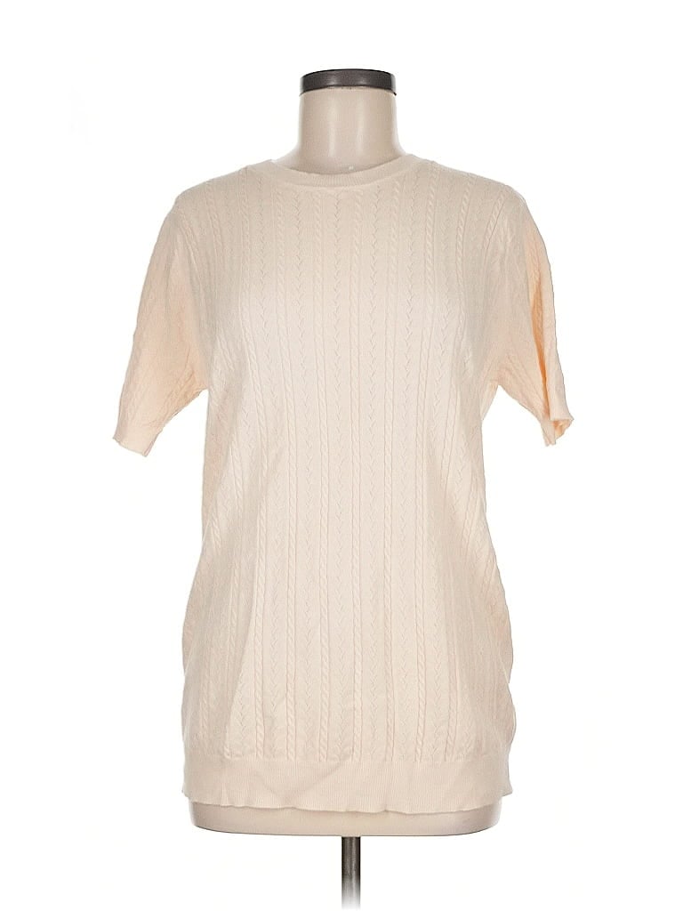 Pre-owned Assorted Brands Sweater Vest In White