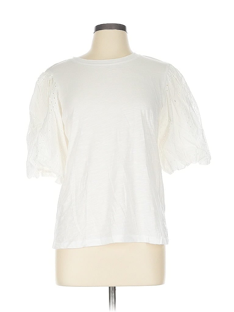 Pre-owned Sanctuary Short Sleeve T-shirt In White