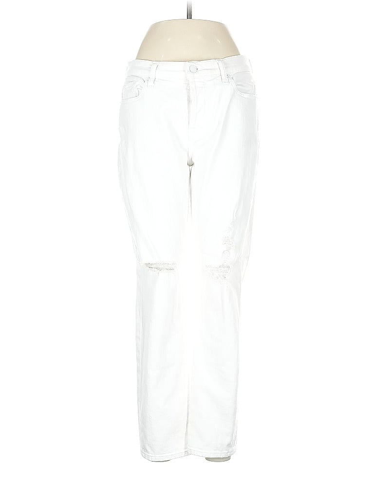 Pre-owned 7 For All Mankind Jeans In White