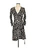 Veronica M. Animal Print Gray Cocktail Dress Size XS - photo 1