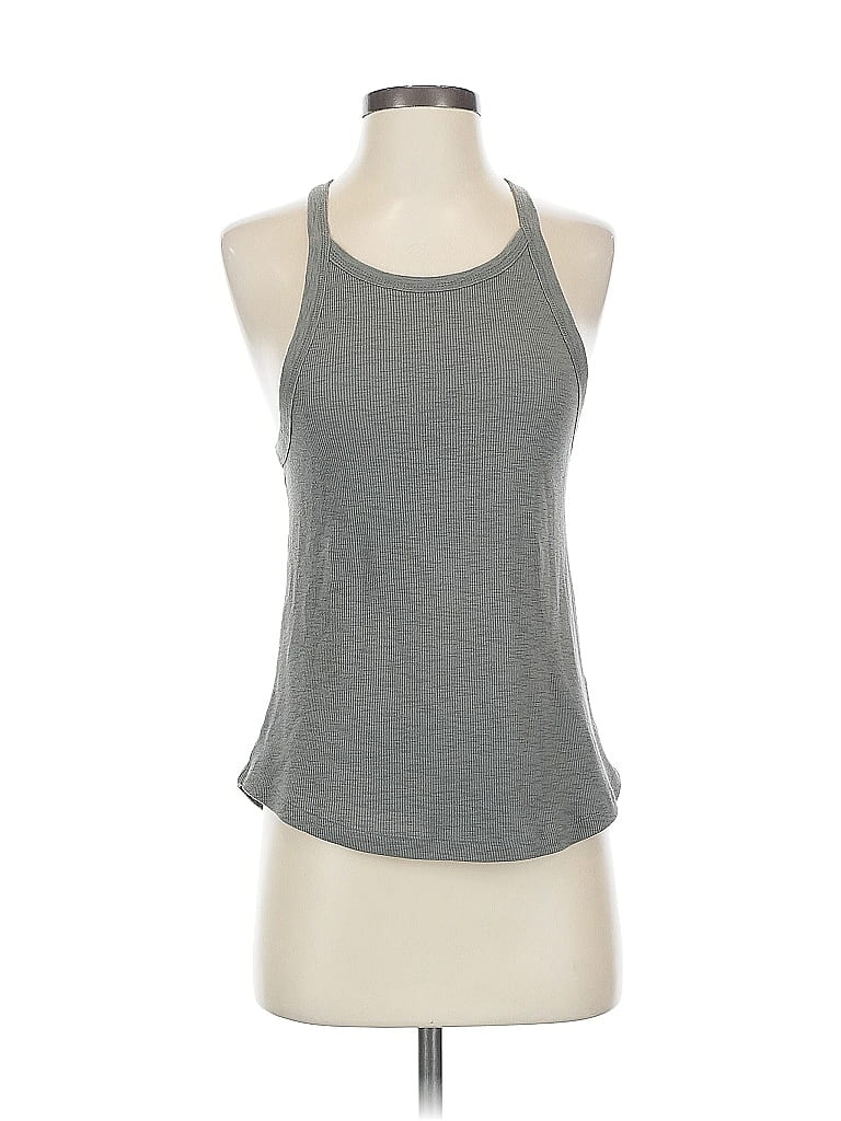 Pre-owned Splendid Tank Top Gray Halter Neckline Tops