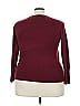 JM Collection Burgundy Pullover Sweater Size 3X - photo 2