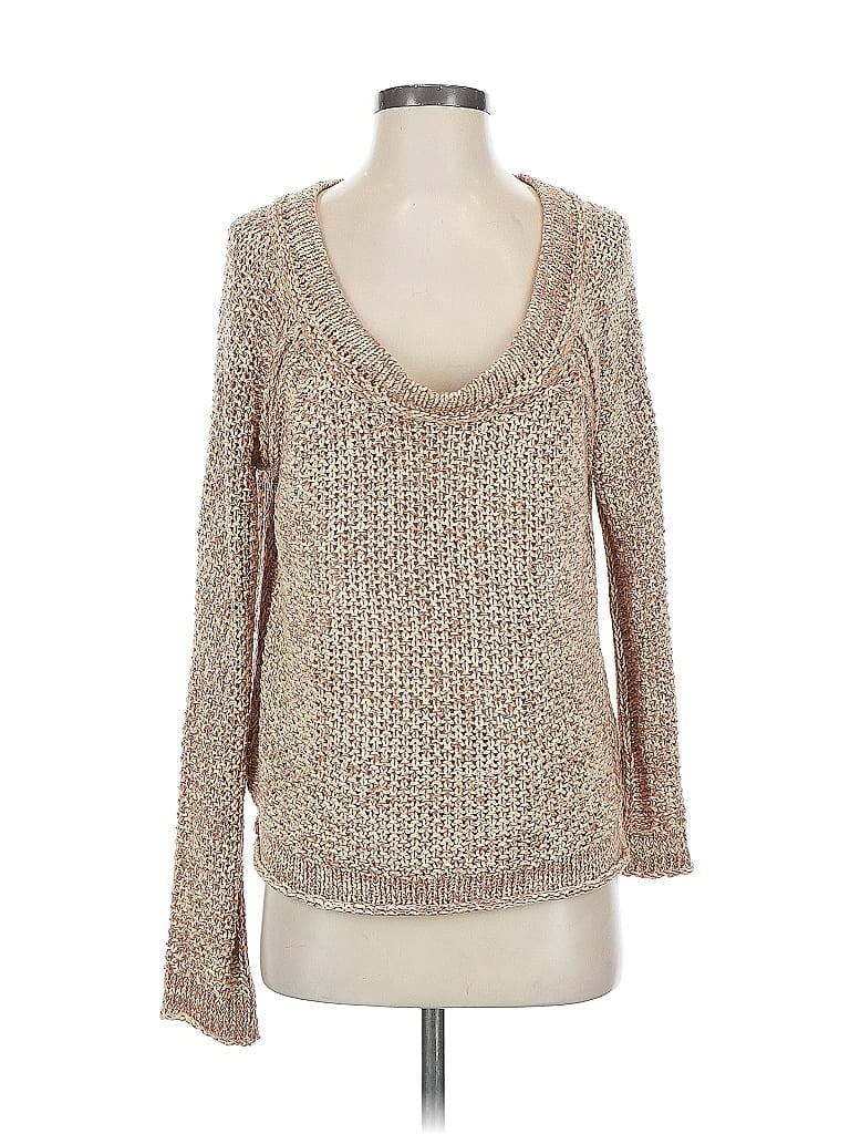 Pre-owned Free People Pullover Sweater In Brown