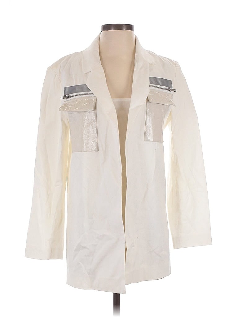 Pre-owned Asos Design Cardigan Sweater In White