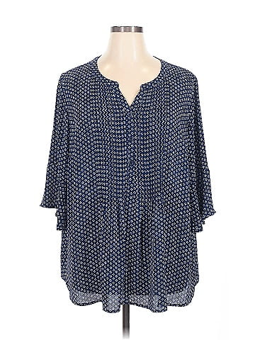 Catherines 3/4 Sleeve Blouse (view 1)