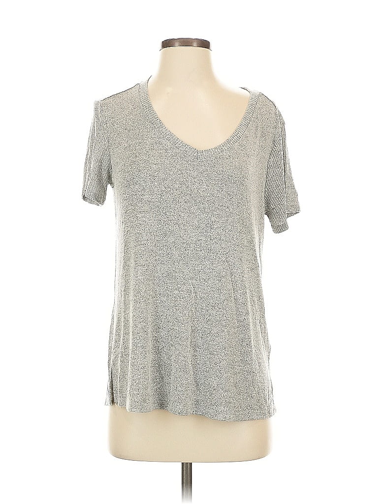 Pre-owned N Natori Short Sleeve T-shirt In Silver