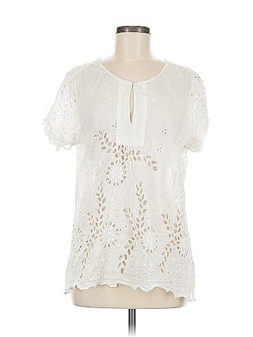 Dylan Short Sleeve Silk Top (view 1)