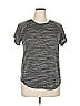 Tek Gear 100% Polyester Gray Short Sleeve Top Size XL - photo 1