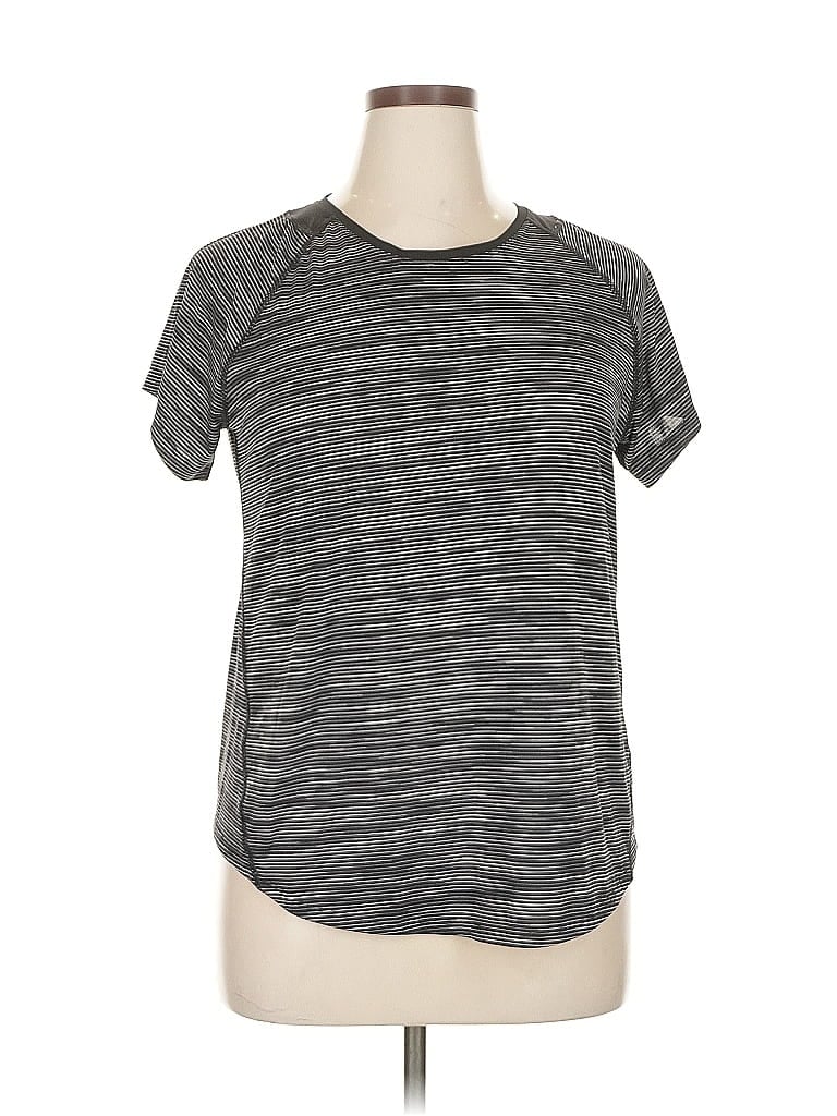 Tek Gear 100% Polyester Gray Short Sleeve Top Size XL - photo 1