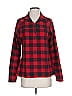 Natural Reflections 100% Polyester Plaid Red Pullover Sweater Size S - photo 1