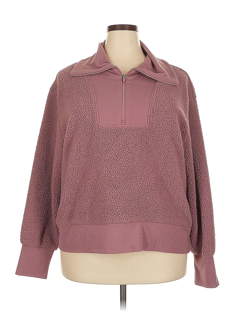 Pre-owned Rbx Fleece Jacket In Pink