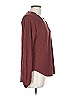 Natural Reflections Burgundy Long Sleeve Henley Size L - photo 3