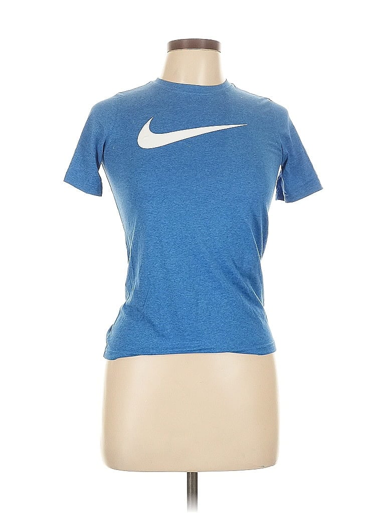 Pre-owned Nike Active T-shirt In Blue