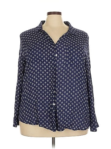 Solitaire Long Sleeve Blouse (view 1)