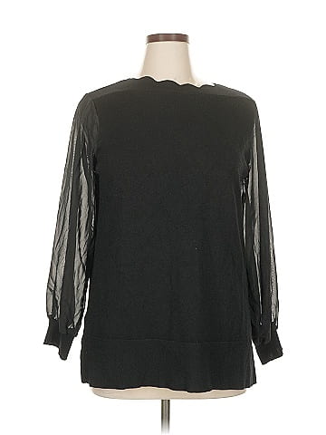 Cable & Gauge Long Sleeve Blouse (view 1)