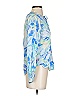 Cloth & Stone 100% Rayon Blue 3/4 Sleeve Blouse Size XS - photo 4