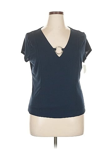 Bar III Short Sleeve Top (view 1)