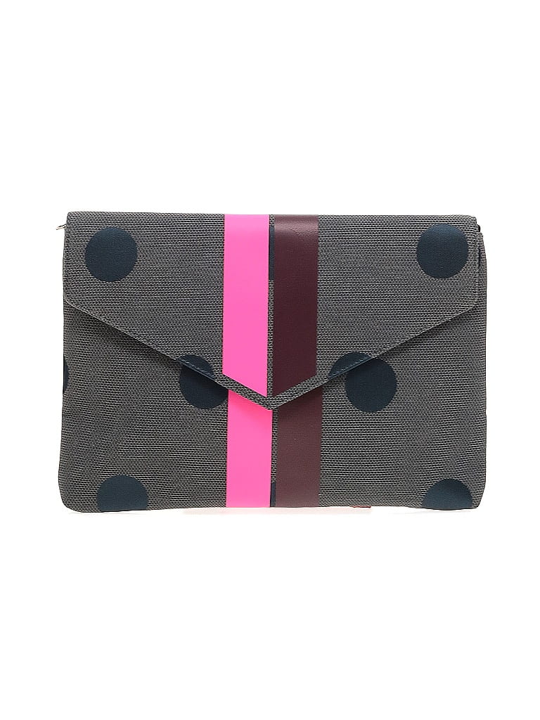 Pre-owned Assorted Brands Clutch In Gray