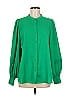 Jade 100% Polyester Green Long Sleeve Blouse Size M - photo 1
