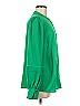 Jade 100% Polyester Green Long Sleeve Blouse Size M - photo 3