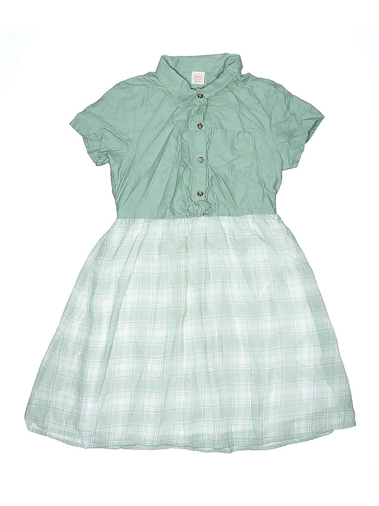 Pre-owned Wonder Nation Kids' Dress In Green