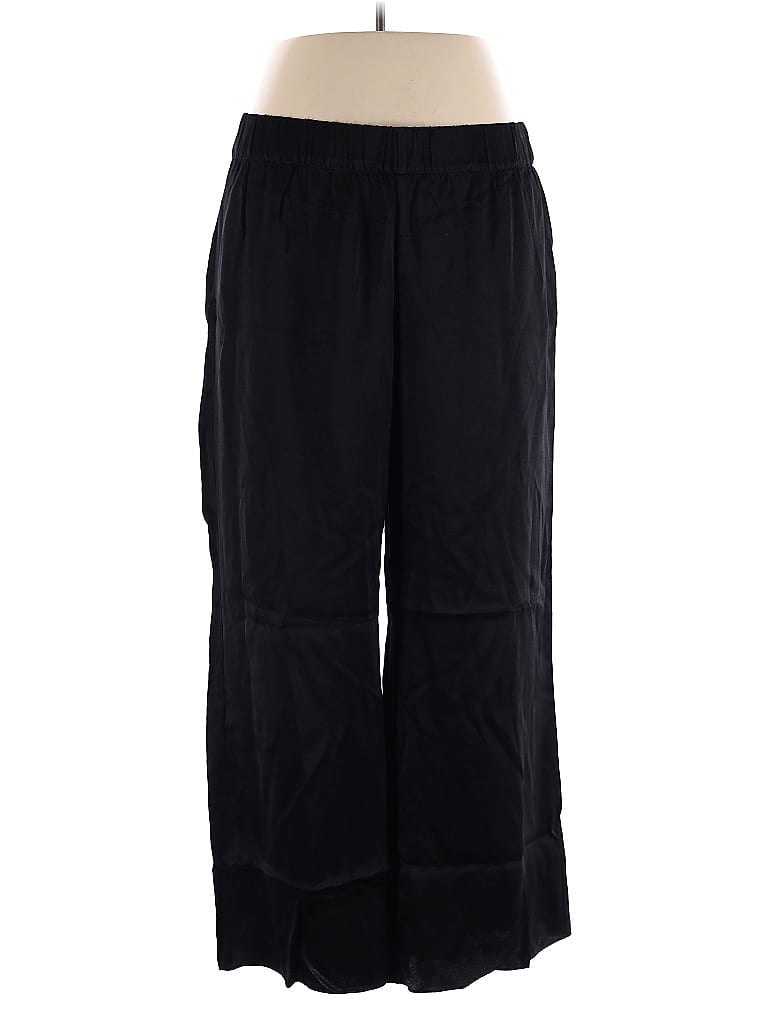 J.Crew Collection 100% Viscose Black Casual Pants Size 16 - photo 1