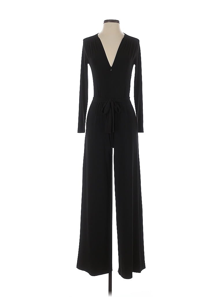 Norma Kamali Solid Black Jumpsuit Size XS - photo 1
