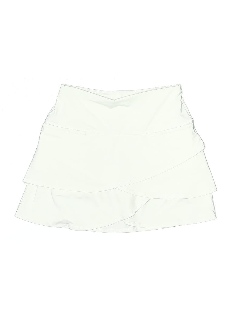 Lucky in Love Solid White Casual Skirt Size XS - photo 1