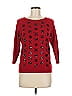 Talbots Stars Red Pullover Sweater Size M (petite) - photo 1