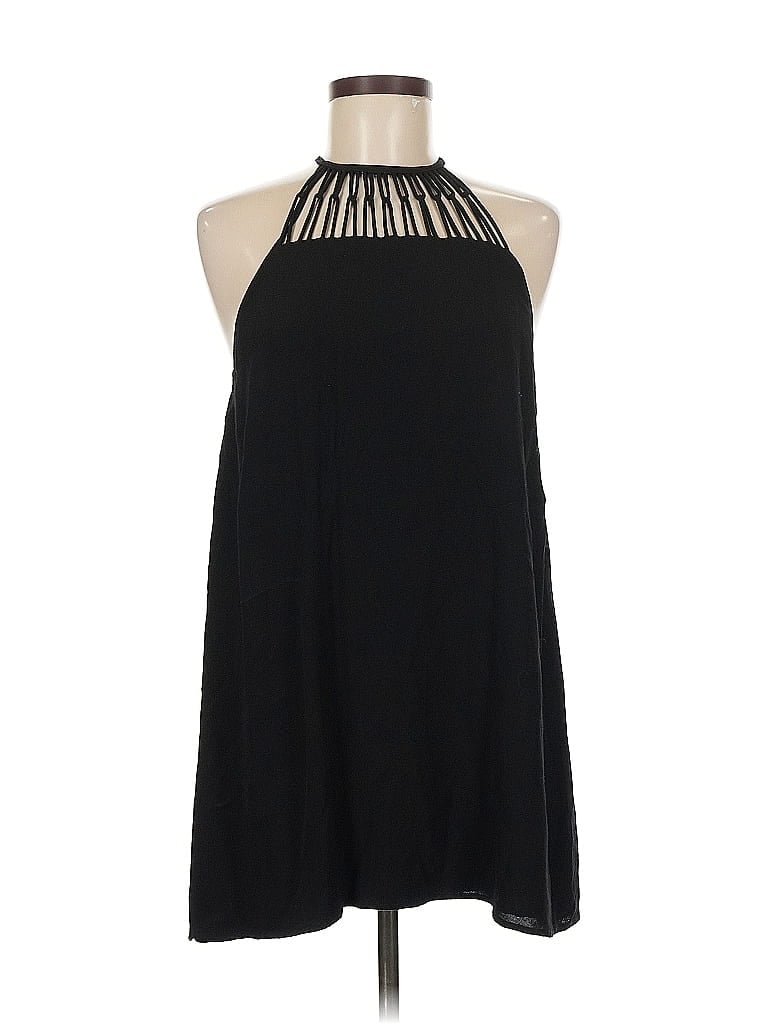 Do & Be Solid Black Casual Dress Size M - photo 1