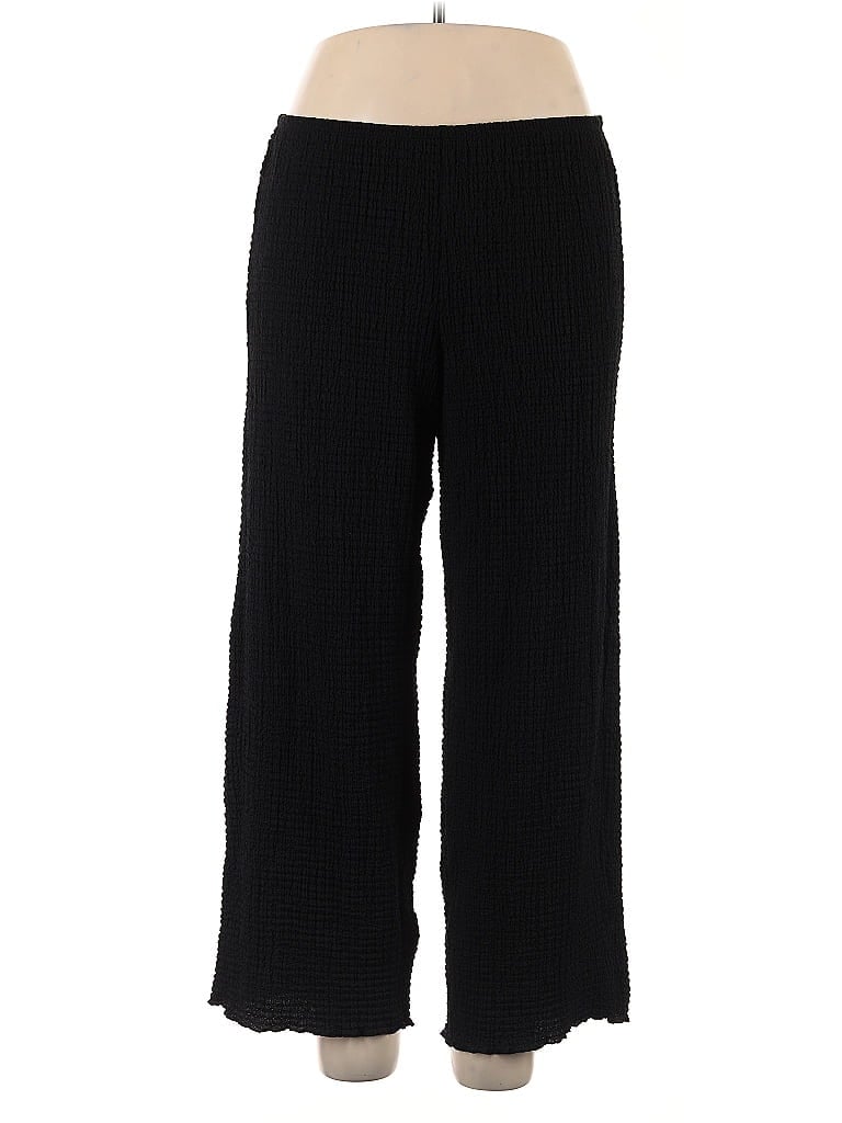 Pre-owned H&m Casual Pants In Black