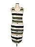 No Boundaries 100% Polyester Stripes Green Casual Dress Size XL - photo 1