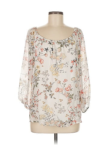 Soho JEANS NEW YORK & COMPANY 3/4 Sleeve Blouse (view 1)