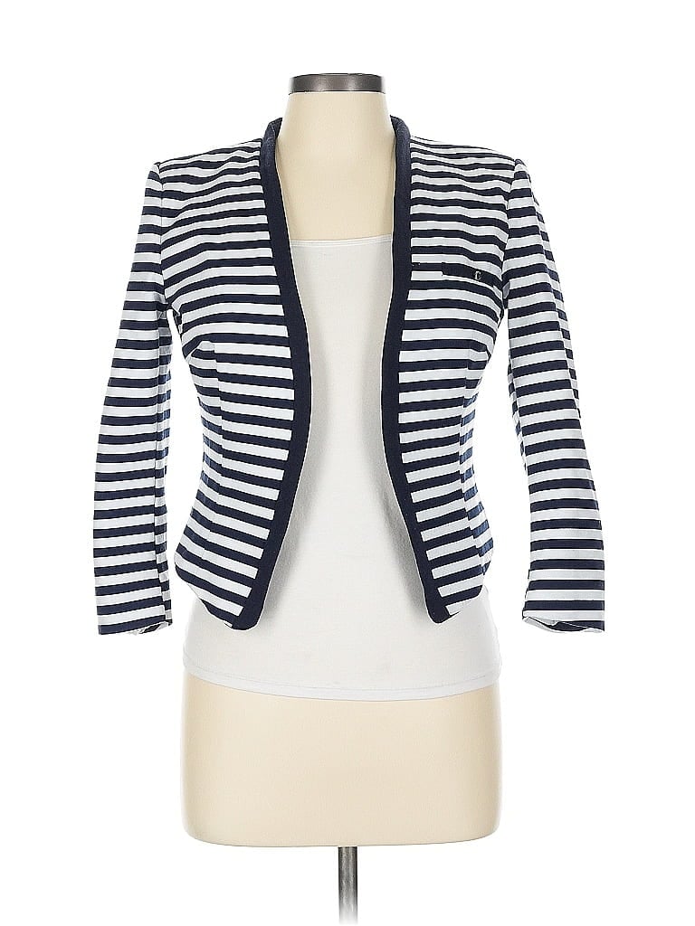 H&M Pre-owned Blazer Jacket In White