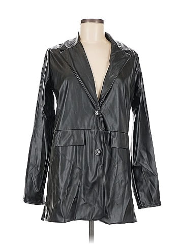 PrettyLittleThing Faux Leather Jacket (view 1)