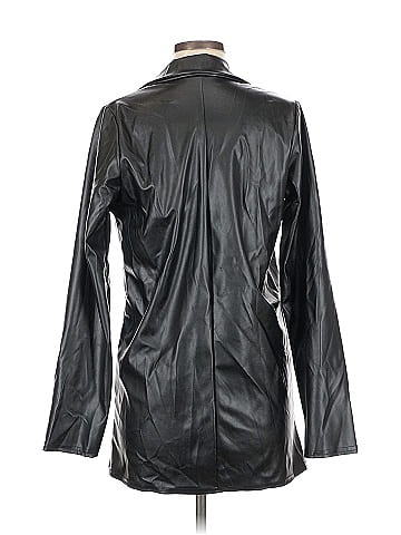 PrettyLittleThing Faux Leather Jacket (view 2)