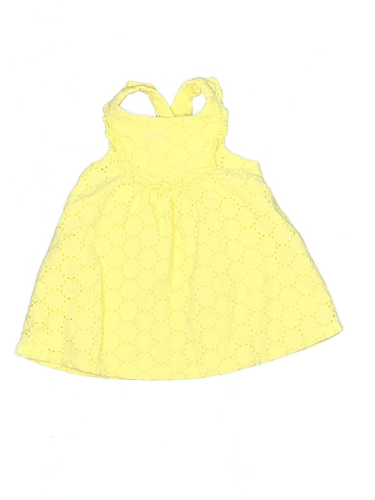 Pre-owned Janie And Jack Babies' Dress In Yellow
